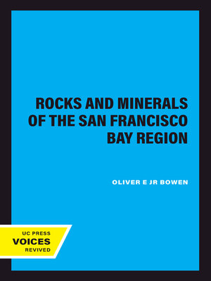 cover image of Rocks and Minerals of the San Francisco Bay Region